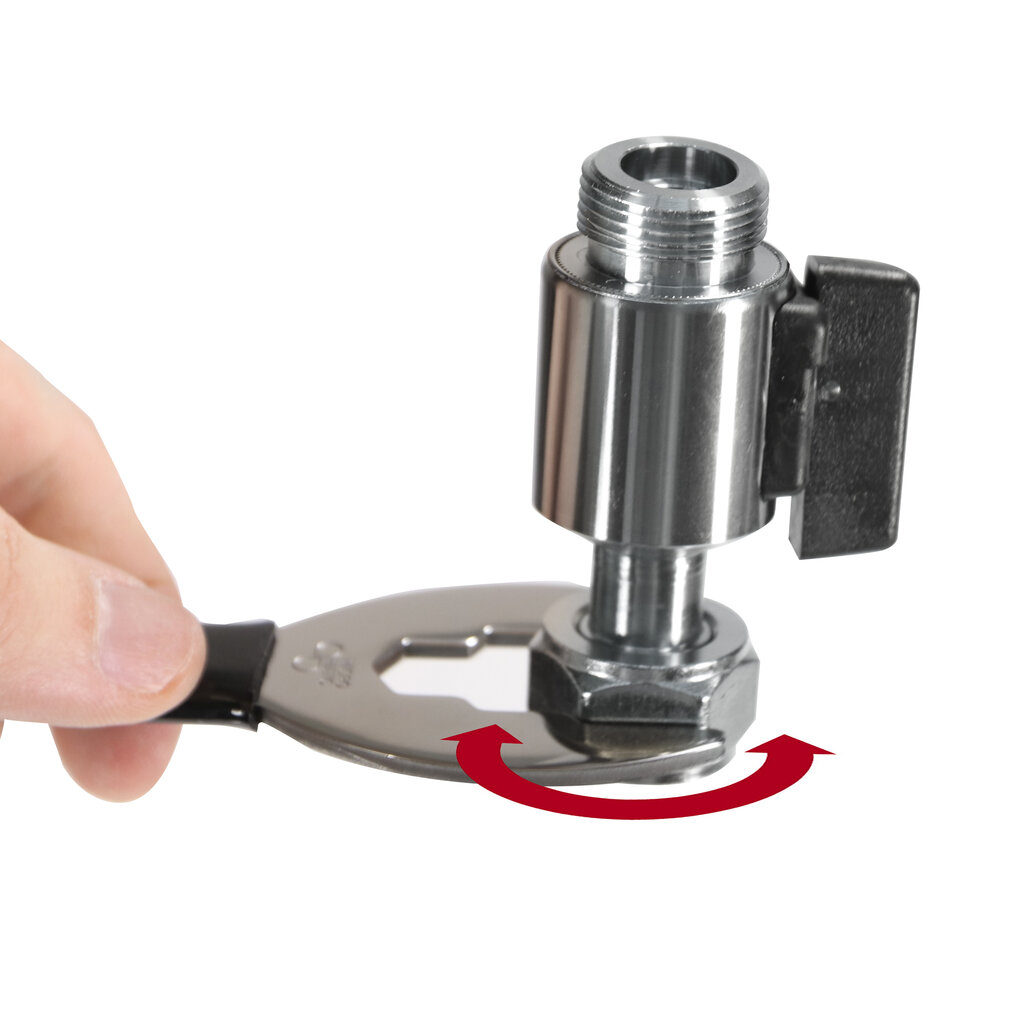 Best Straight Beer Shut Off Valve with Swivel Hex Nut